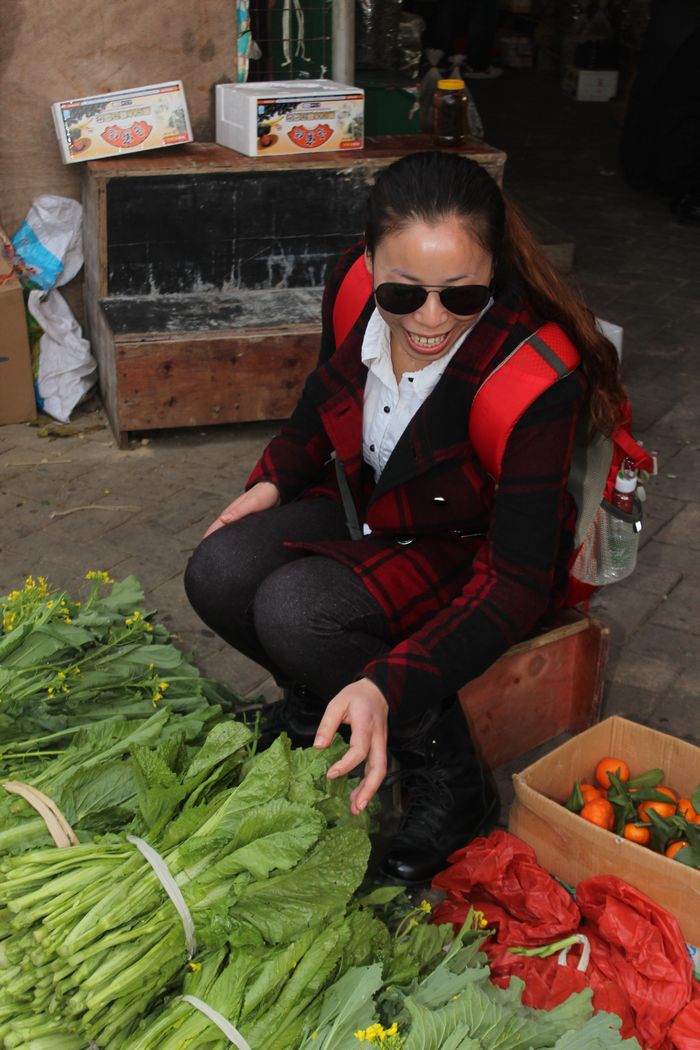 角色扮演,卖菜西施